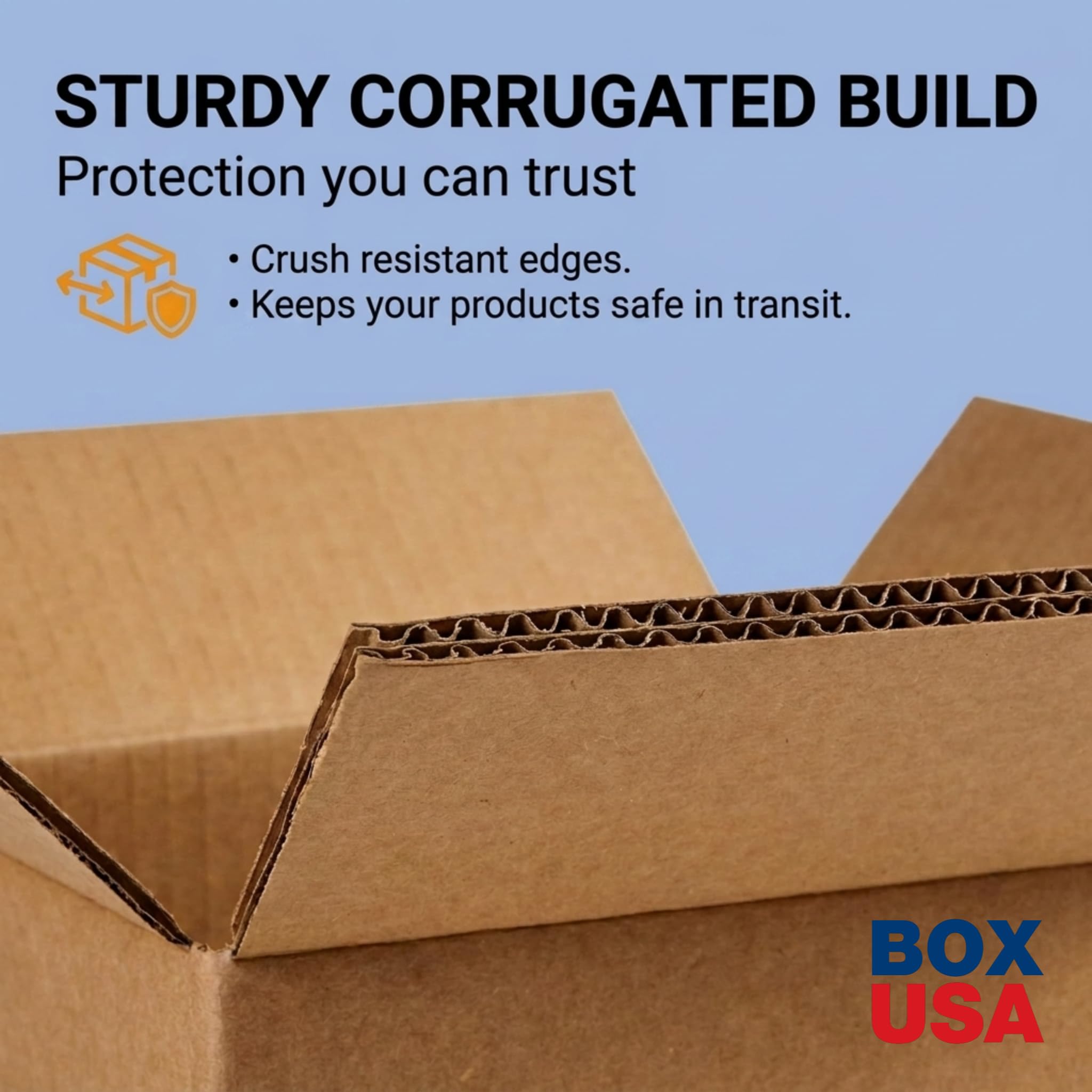 BOX USA Cube Shipping Boxes 8"L x 8"W x 8"H (25-Pack) - Small Corrugated Cardboard Packaging Boxes for Shipping, Packing, Moving, and Storage at Home, Office, or Business - Image 4