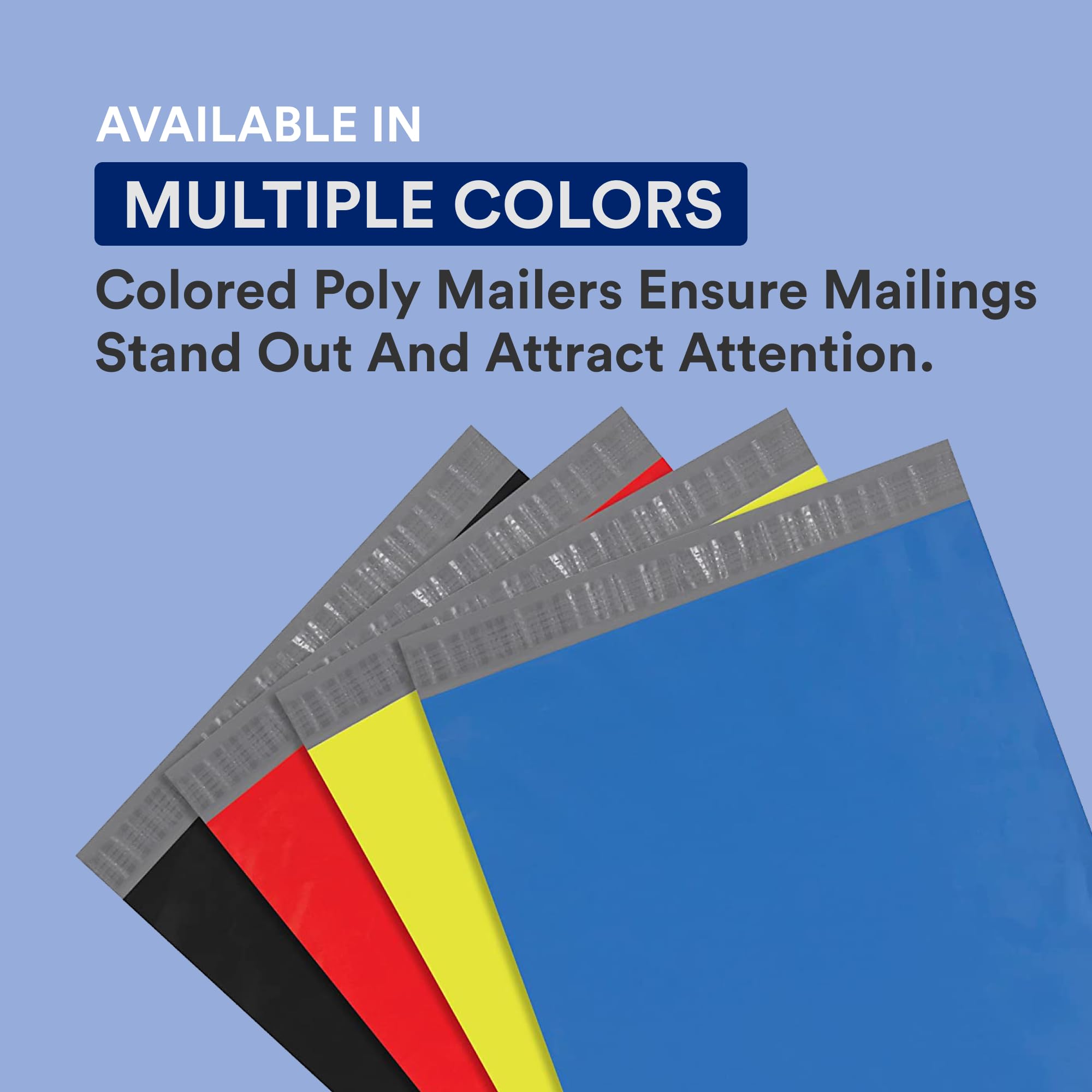 Box USA Yellow Shipping Bags Large Heavy Duty 10" x 13" (100-Pack) | Waterproof Bag Poly Mailers for Packing Clothing and Secure Shipping, Packaging & Small Business Mailing - Image 4